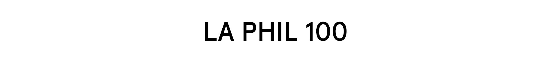 LA Phil 100