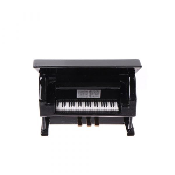 Black Upright Piano Magnet