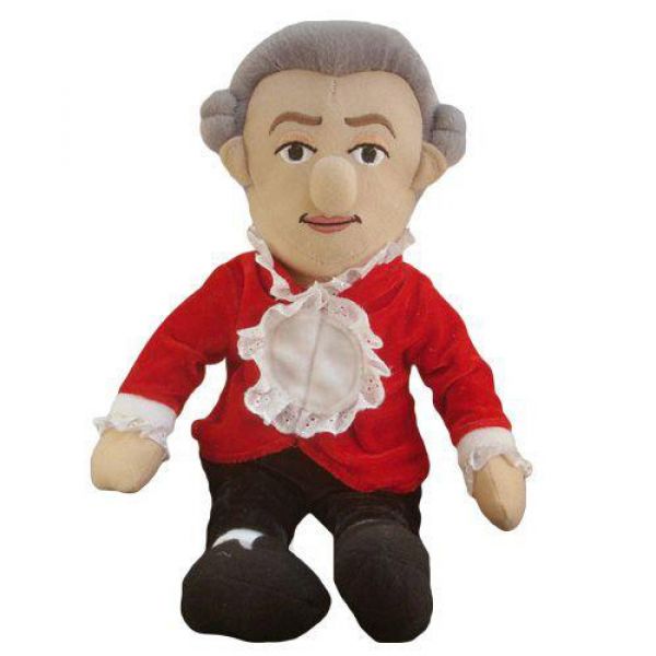 Wolfgang Amadeus Mozart Music Plush Doll