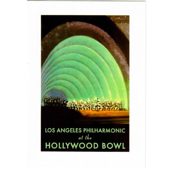 Hollywood Bowl Poster Greeting Card