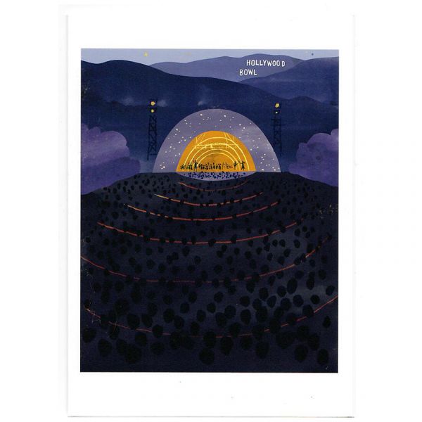 Hollywood Bowl Shell Greeting Card