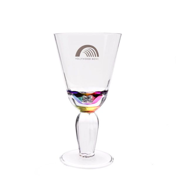 Hollywood Bowl Rainbow Wine Goblet