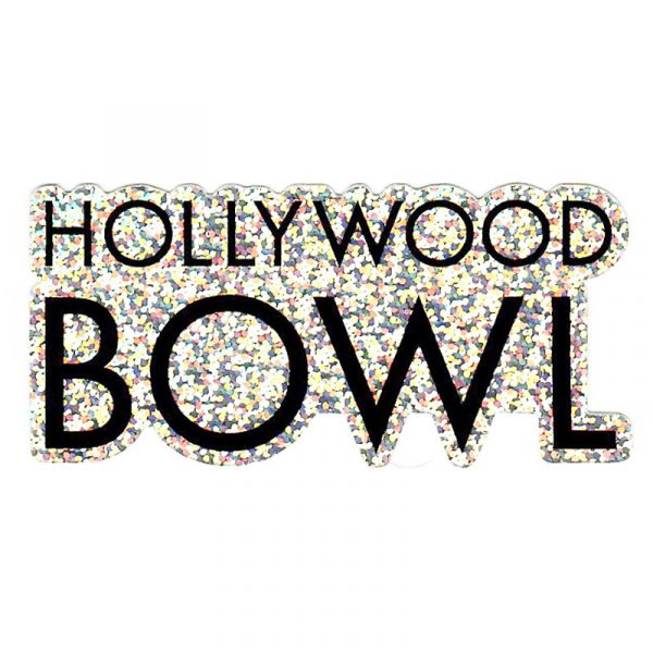 Hollywood Bowl Glitter Sticker