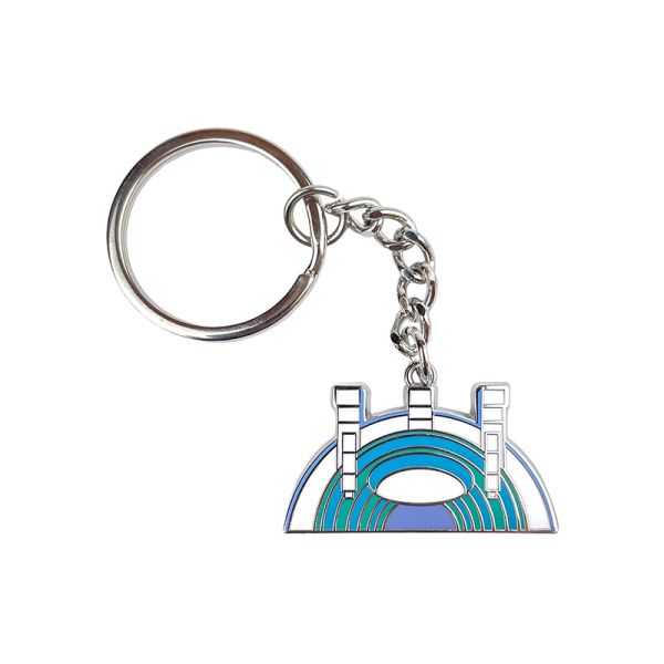 Hollywood Bowl Shell Keychain