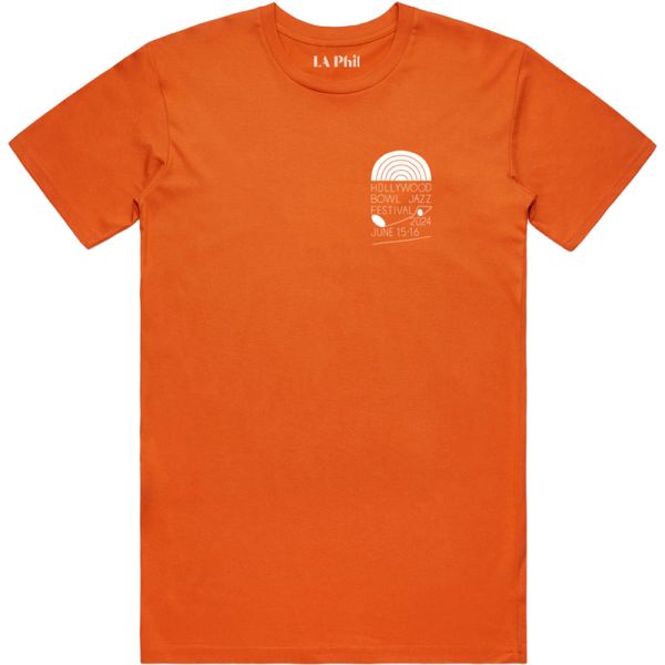 Hollywood Bowl Jazz Festival 2024 Tee - Orange