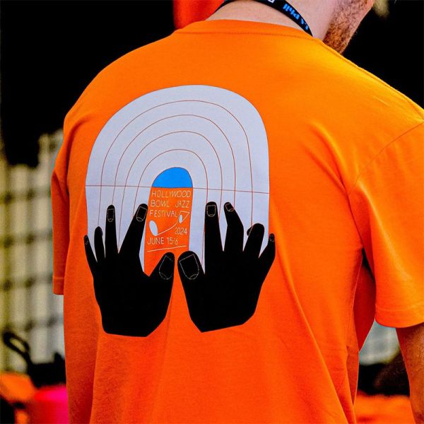 Hollywood Bowl Jazz Festival 2024 Tee - Orange