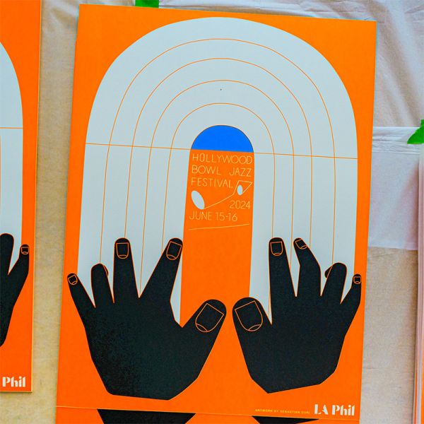 Hollywood Bowl Jazz Festival 2024 Poster (Signed & Silkscreened)