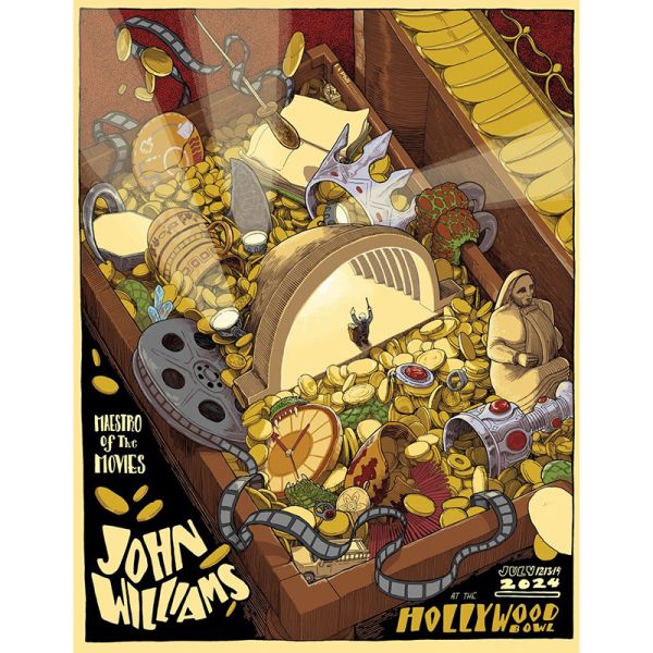 John Williams Maestro of the Movies Treasure Poster (Signed & Numbered)