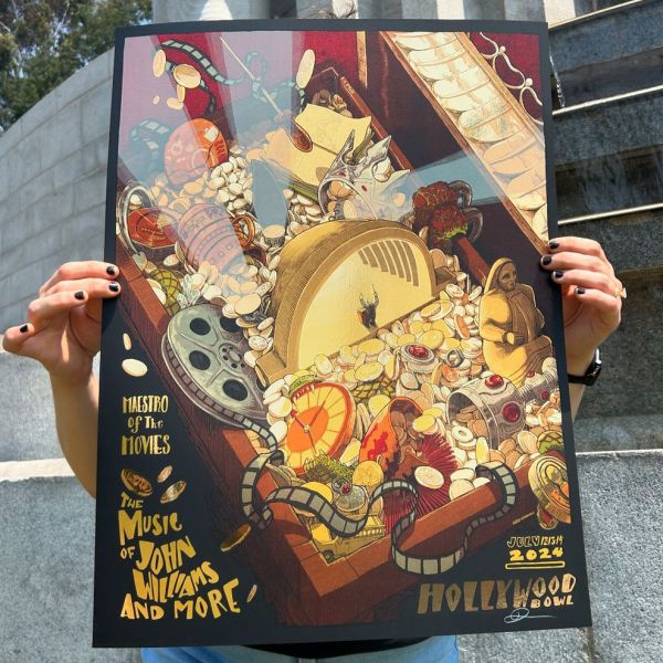 John Williams Maestro of the Movies Treasure Poster (Special Edition, Gold Foil)