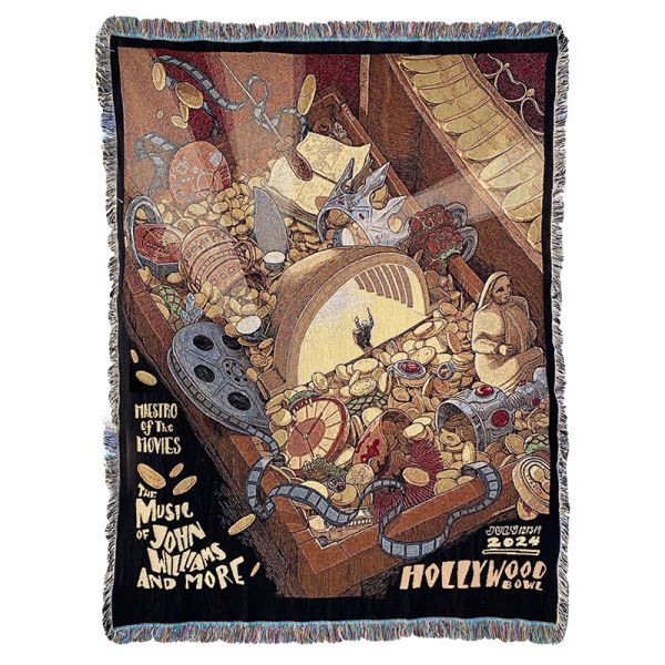 John Williams Maestro of the Movies Treasure Woven Throw Blanket