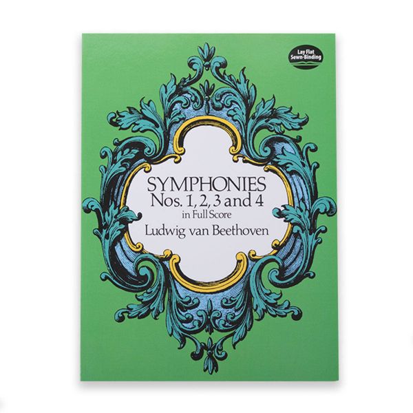 Beethoven Symphonies Nos. 1, 2, 3 and 4 in Full Score