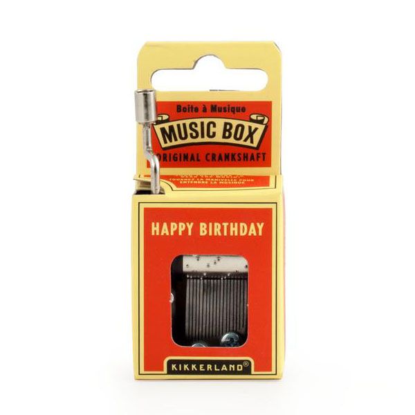 Happy Birthday Crank Music Box