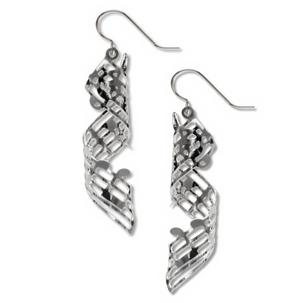 Mozart's Magic Flute Music Note Earrings