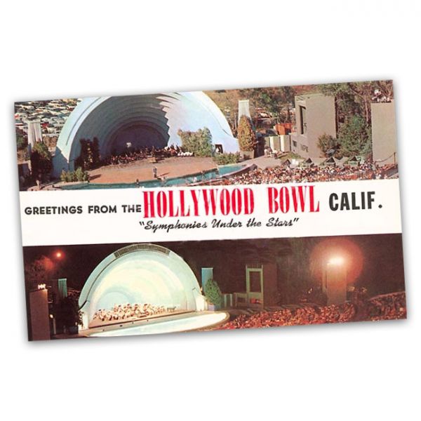 Hollywood Bowl Vintage Photo Greeting Card