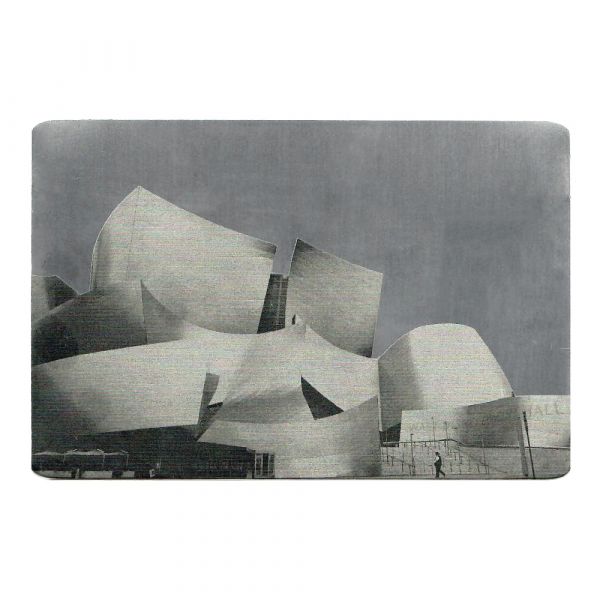 Walt Disney Concert Hall Aluminum Postcard