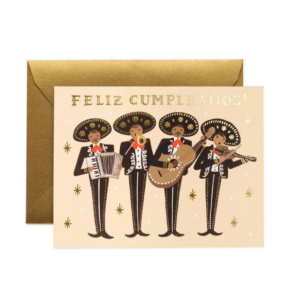 Feliz Cumpleanos Mariachi Birthday Card