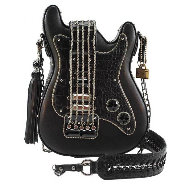 Turn It Up Guitar Purse Crossbody Handbag
