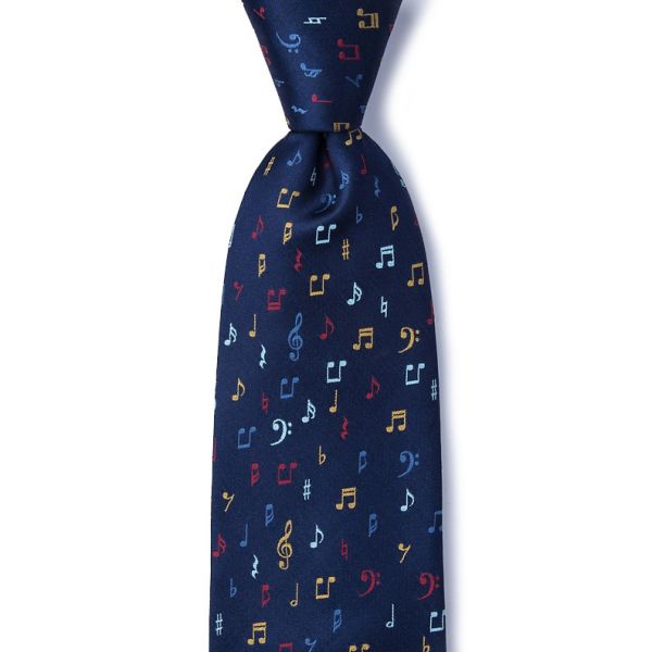 Let's Compare Notes Blue Tie