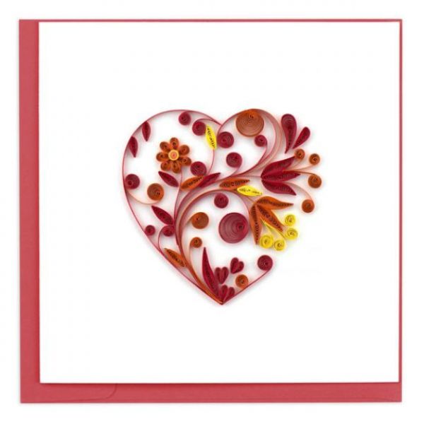 Heart Quilling Card