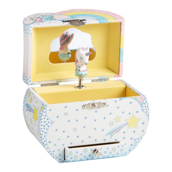 Unicorn Wood Music Box