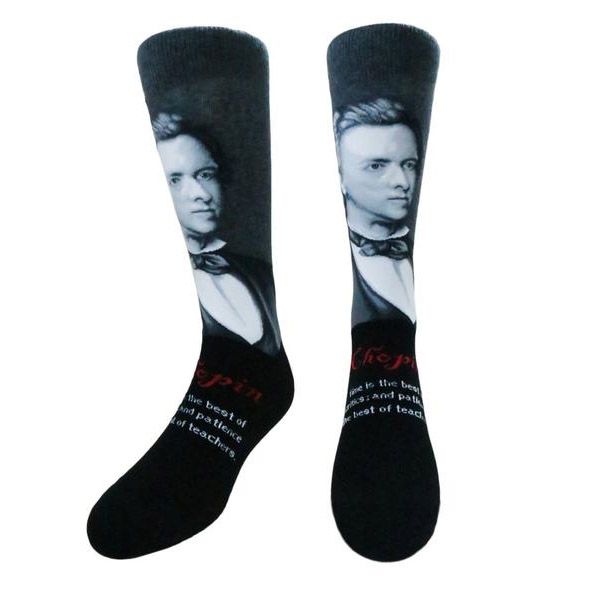Chopin Portrait Socks