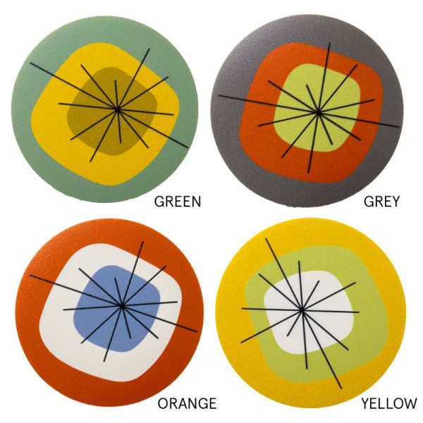 Modernism Vinyl Coasters