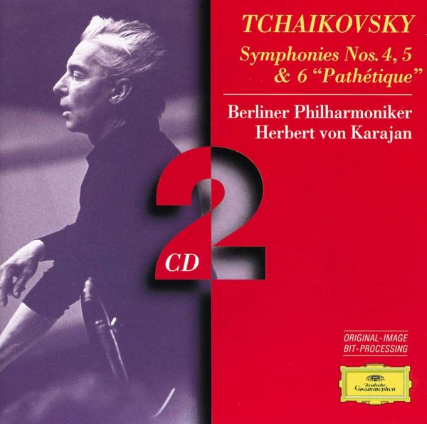 Tchaikovsky: Symphonies no 4, 5, & 6 / Karajan, Berlin PO (CD)