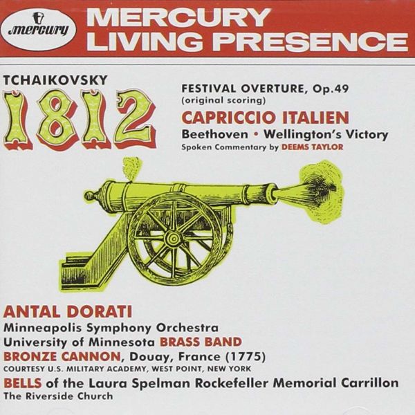 Tchaikovsky: 1812 Festival Overture, Capriccio Italien (CD)