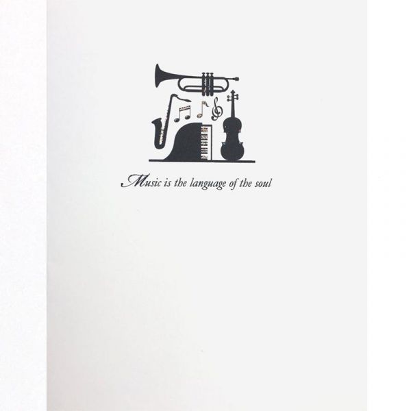 Music Soul Language Greeting Card
