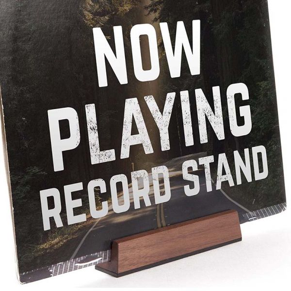 Vinyl Record Display Stand - Walnut