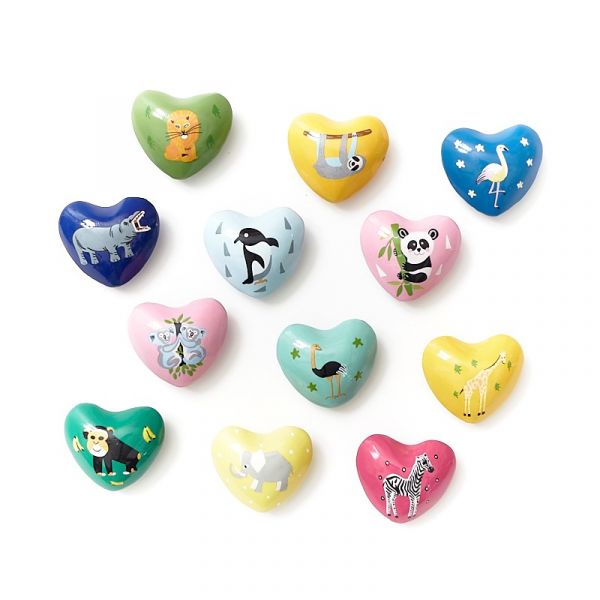 Animal Chime Hearts