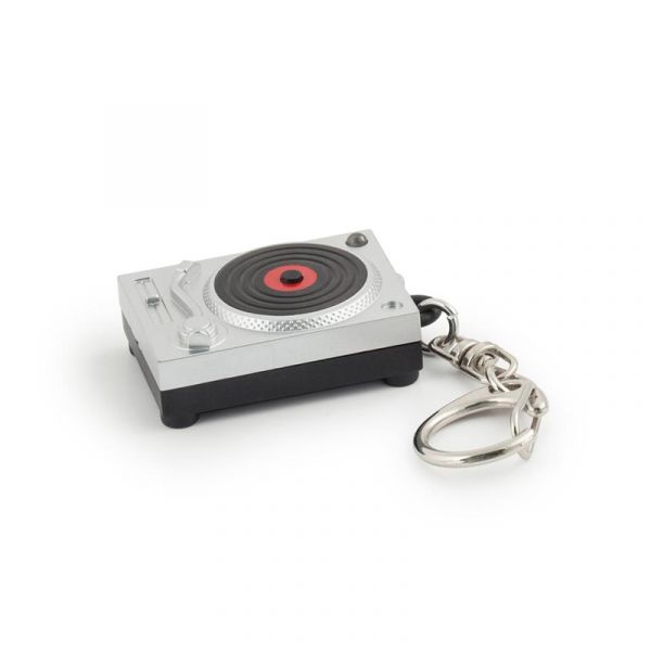 Turntable LED Keychain