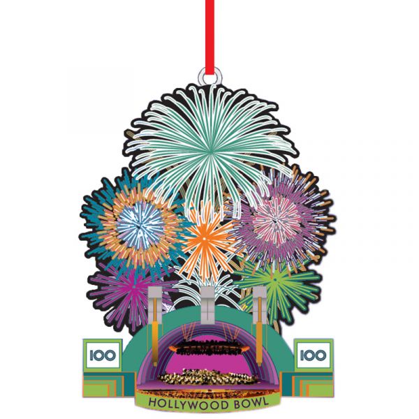 Hollywood Bowl 100 Ornament