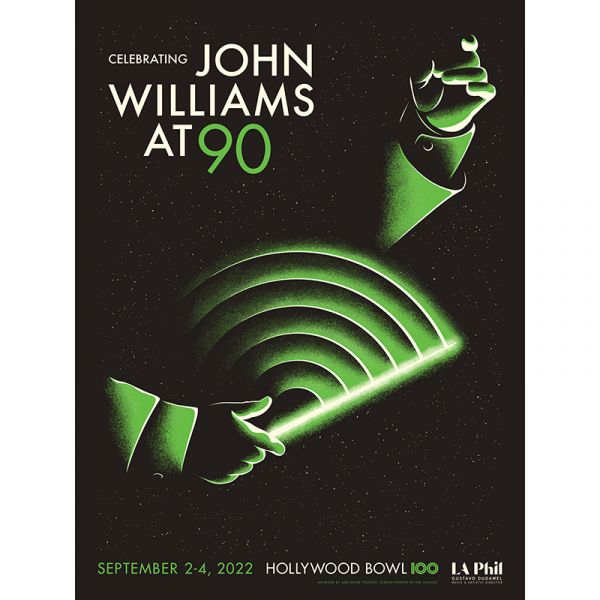 John Williams at 90 Poster - Green