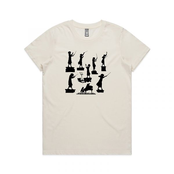 LA Phil Noted Woman Tee - Natural