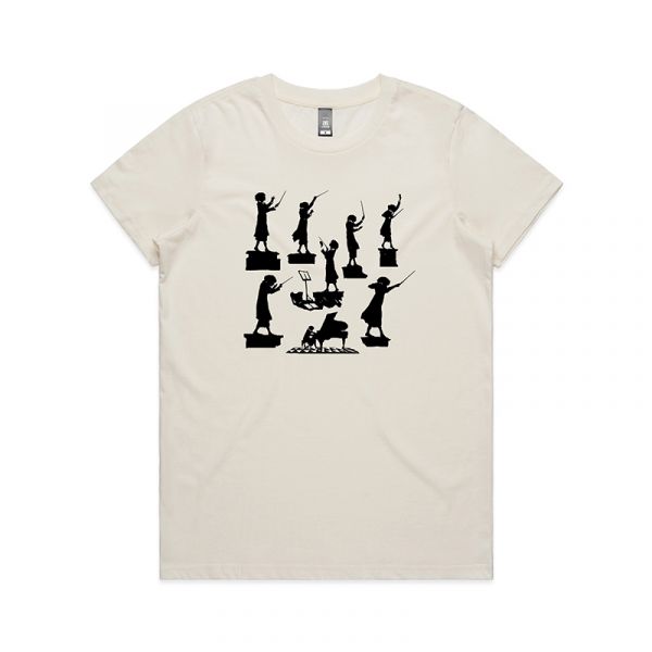 Ladies LA Phil Noted Woman Tee - Natural