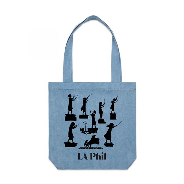 LA Phil Noted Woman Tote - Denim