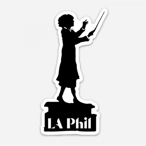 LA Phil Noted Woman Sticker