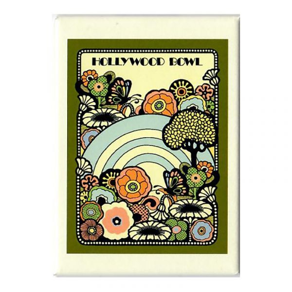 Hollywood Bowl Flower Power Magnet