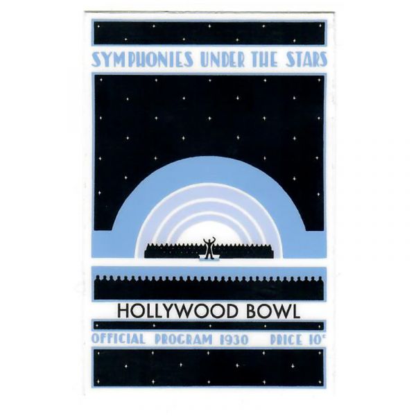 Hollywood Bowl 1930s Sticker