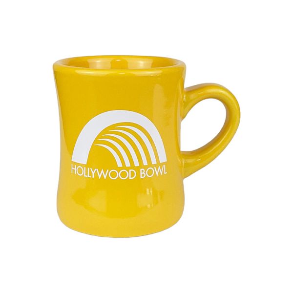Hollywood Bowl Diner Mug - Yellow