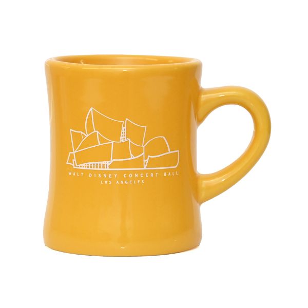 Walt Disney Concert Hall Diner Mug - Yellow