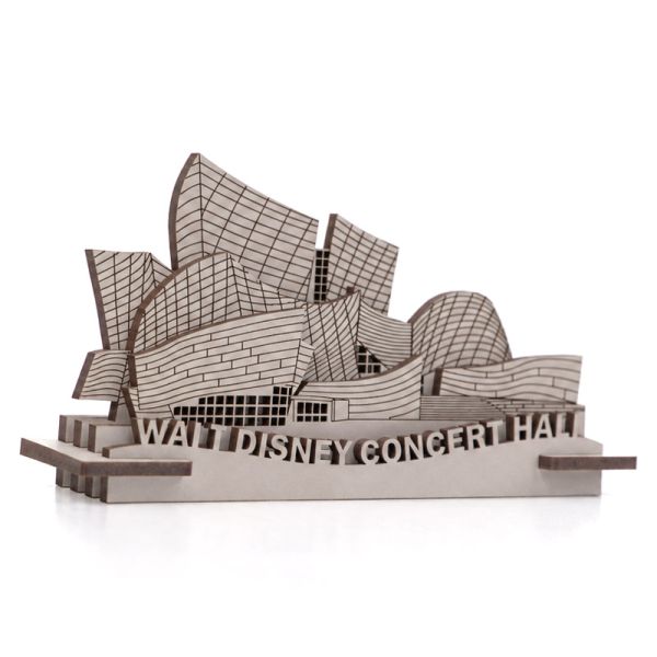 Walt Disney Concert Hall Model - Gray