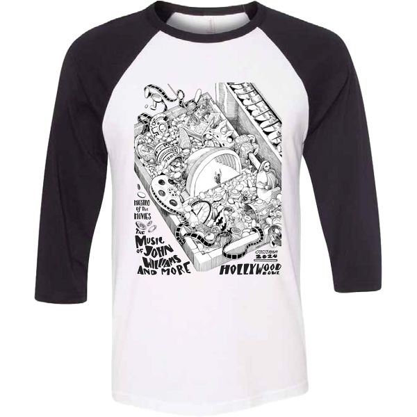 John Williams Maestro of the Movies Baseball Tee