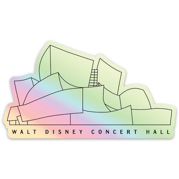Walt Disney Concert Hall Sticker - Holographic