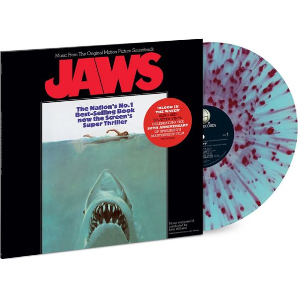 Jaws: Original Soundtrack - 50th Anniversary Edition (LP, Red & Blue Vinyl)