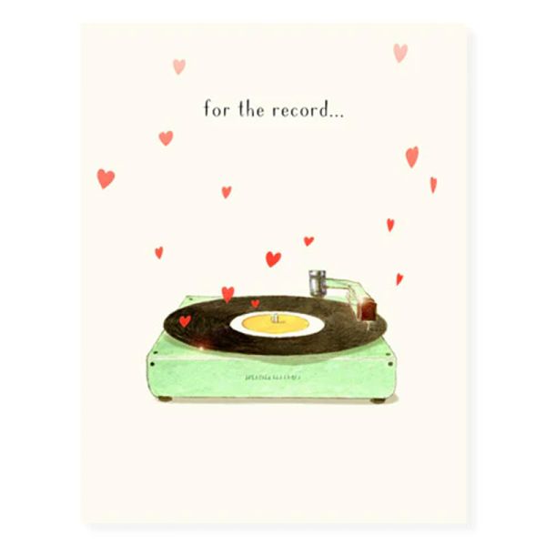 For the Record... Greeting Card