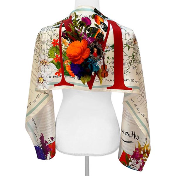 Mozart Silk Scarf