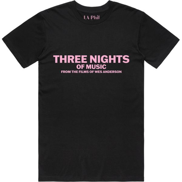 Music from the Films of Wes Anderson Concert T-shirt - Black