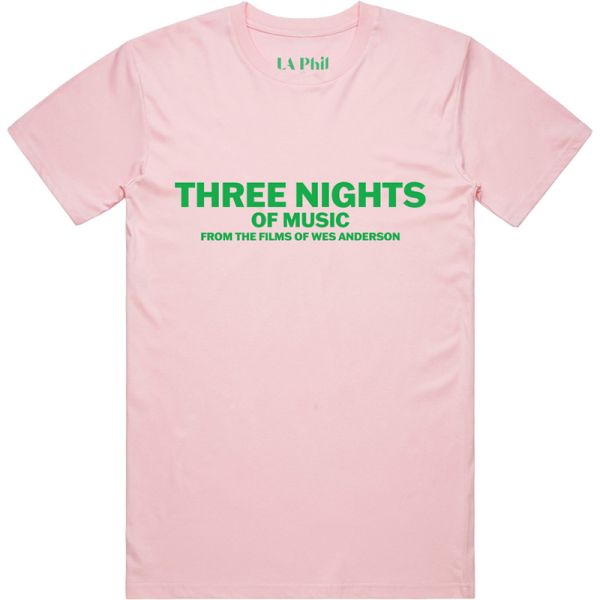 Music from the Films of Wes Anderson Concert T-shirt - Pink